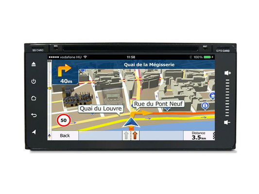 چین Mirror Link Touch Screen Car Dvd Player For Toyota Universal , Toyota Navigation System تامین کننده